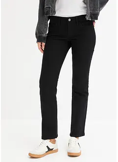 Flared twill broek, bonprix