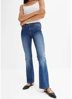 Flared jeans met low waist, bonprix