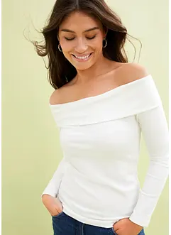 Geribd off shoulder shirt, bonprix