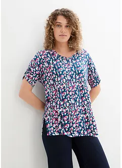 Jersey shirt in een linnen-viscosemix, bonprix