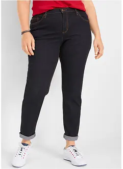 Mom jeans mid waist, long, bonprix