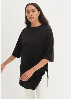 Oversized longshirt met zijsplitten, bonprix