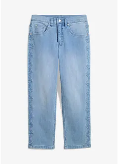 Capri jeans met sierstiksels, bonprix