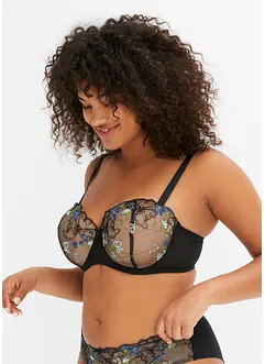 Balconette bh met beugels en borduursel, bonprix