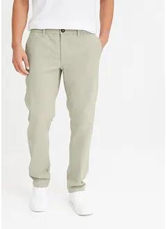 Relaxed fit stretch chino met biologisch katoen, straight, bonprix