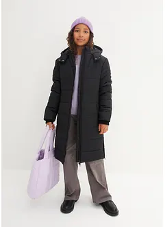 Gewatteerde jas met afneembare capuchon, bonprix