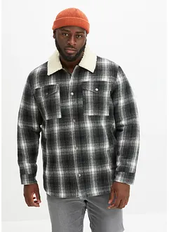 Overshirt met teddy kraag, bonprix