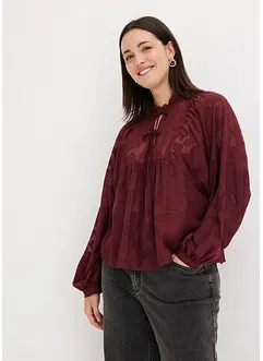 Blouse met volumineuze mouwen, bonprix