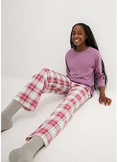 Meisjes pyjama van biologisch katoen (4-dlg. set), bonprix