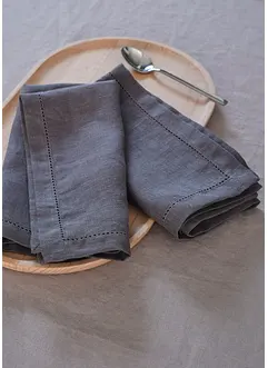 Linnen servetten (set van 2), bonprix
