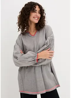 Tuniek van materiaalmix, bonprix