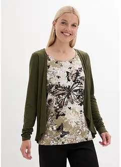 2-in-1 shirt met print, bonprix