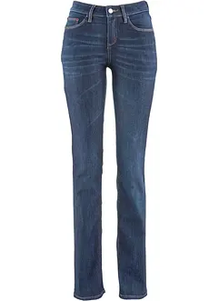 Mid waist stretch jeans, straight, bonprix
