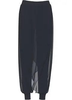 Broek met chiffon, bonprix