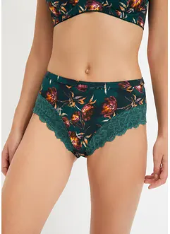 Maxislip met sierlijk kant (set van 2), bonprix