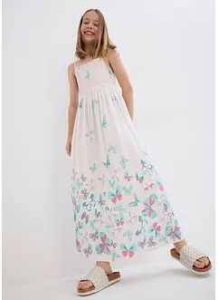 Meisjes maxi jurk van soepele viscose, bonprix