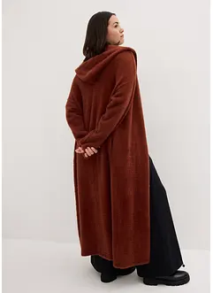 Lang gebreid vest van zacht verengaren, bonprix