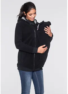 Fleece 2-in-1 zwangerschapsvest/draagvest, bonprix