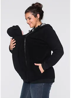Fleece 2-in-1 zwangerschapsvest/draagvest, bonprix