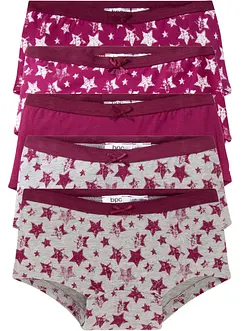 Meisjes hipster met katoen (set van 5), bonprix