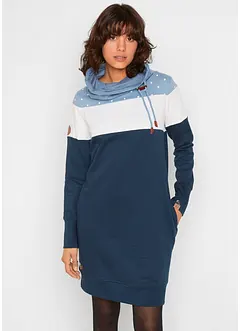 Sweatjurk met grote kraag, bonprix