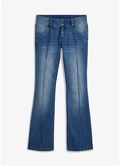 Flared jeans met low waist, bonprix