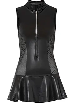 Sexy jurk in wetlook, bonprix