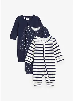 Baby pyjama onesie (set van 3), bonprix