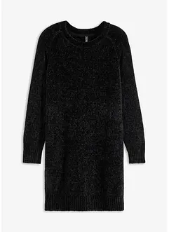 Gebreide oversized jurk van chenille, bonprix