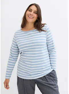 Longsleeve met boothals (set van 2), bonprix