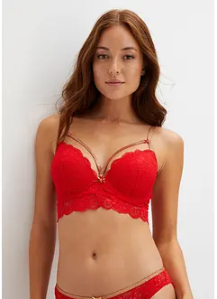 Voorgevormde beugel bh met glinsterende bandjes, bonprix