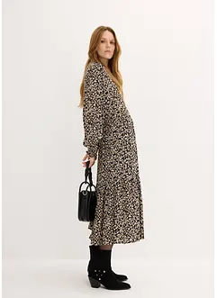 Midi jurk van soepele viscose, bonprix