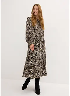 Midi jurk van soepele viscose, bonprix