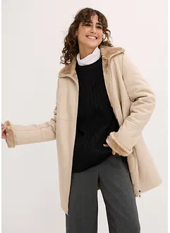 Imitatie lammy coat, bonprix