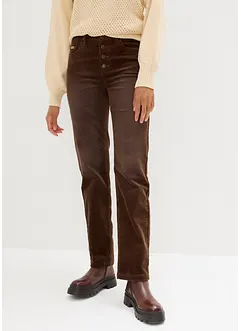 Stretch corduroy broek, straight, bonprix