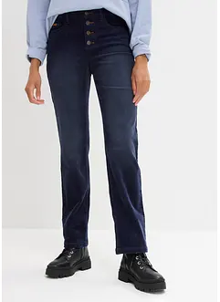Stretch corduroy broek, straight, bonprix