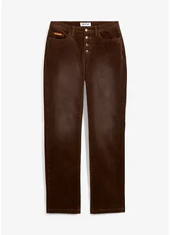 Stretch corduroy broek, straight, bonprix