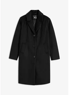 Korte coat in wollen look, bonprix