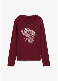 Longsleeve met pailletten, bonprix