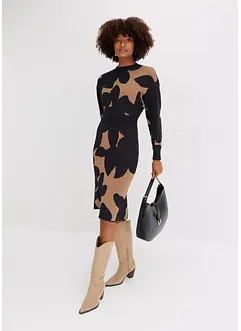 Gebreide midi jurk, bonprix