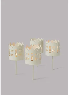 Kaarsenhouder voor adventskrans (set van 4), bonprix