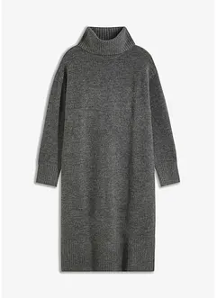 Gebreide jurk met split, bonprix