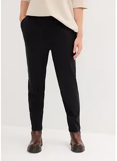 Tapered fit broek met comfortband, cropped, bonprix