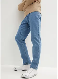 Classic fit jeans met deels elastische band, straight, bonprix