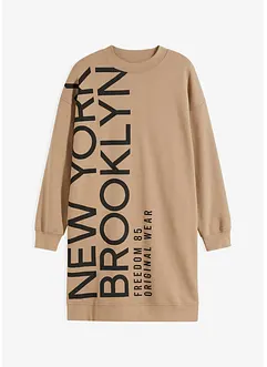 Oversized sweatjurk van een zachte katoenmix, bonprix