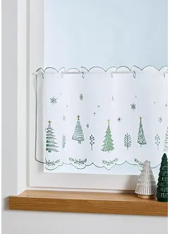 Valletje met geborduurde dennenbomen, bonprix