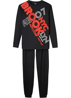 Pyjama van biologisch katoen (2-dlg set), bonprix