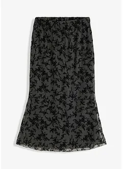 Midi rok van mesh, bonprix