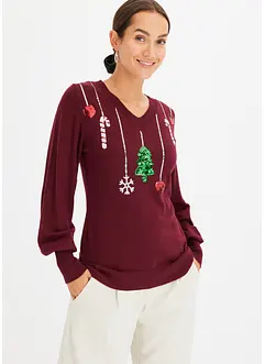 Fijn gebreide trui, bonprix