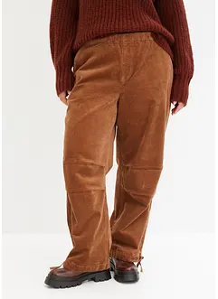 Corduroy broek van elastische katoenmix, bonprix
